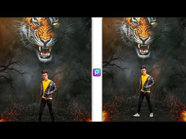 Tiger Photo Editing Concept  || Picsart Photo Editing || Picsart Editing New Style - Xyaa Edits 