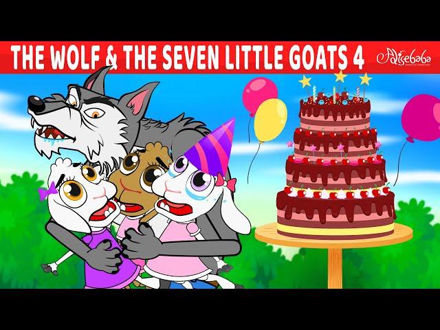 The Wolf and The Seven Little Goats 4 - The Cake Surprise | Bedtime Stories for Kids in English