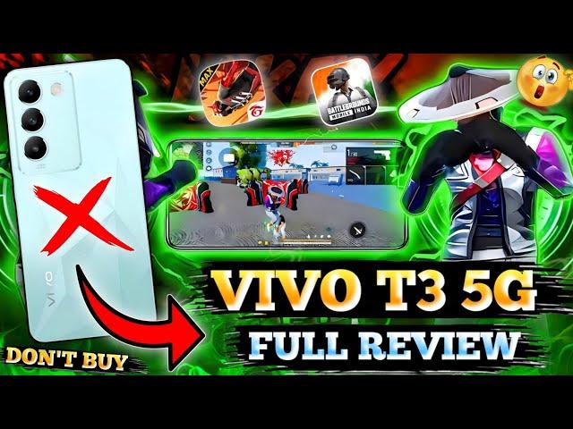 Vivo T3 5G Free Fire Gameplay || Vivo T3 5G Free Fire Test || Vivo T3 5G Full Gaming Review 