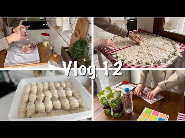 Sessiz Vlog  Ramazan Hazırlıkları  Kruvasan Börek  Avcı Böreği ‍