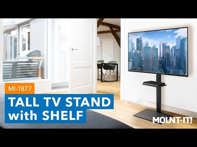 Height Adjustable TV Stand with Shelf | MI-1877 (Features)