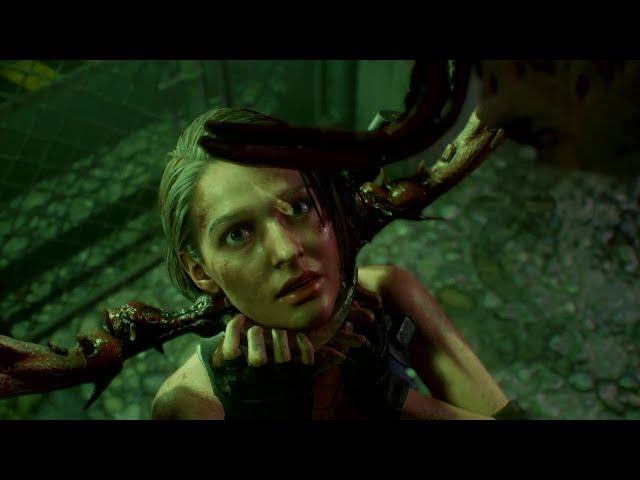 Jill Gets Infected with Parasites - Death Scene - Resident Evil 3 Remake