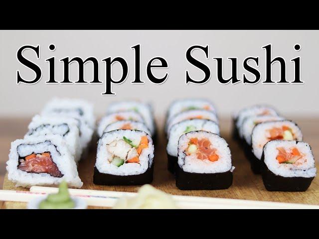 How to make Simple Sushi at home | step-by-step SUSHI recipe