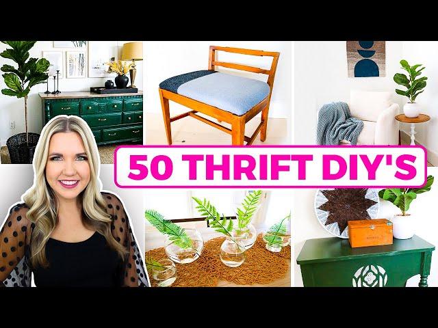 50 Thrift Store DIY's...Get a High-End Look For Less!