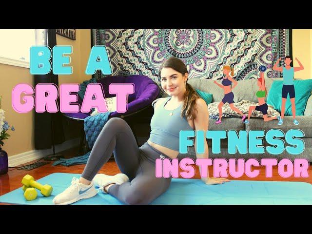 7 Tips for How to be a GREAT Group Fitness Instructor | Teaching Group Fitness Classes