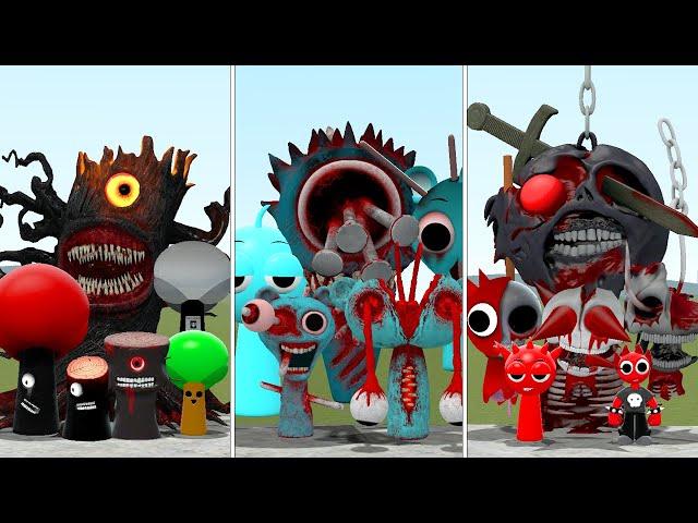 WHICH HORROR PHASE SPRUNKI FAMILY IS THE STRONGEST In Garry's Mod?