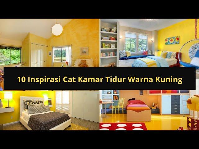 10 Inspirasi Cat Kamar Tidur Warna Kuning