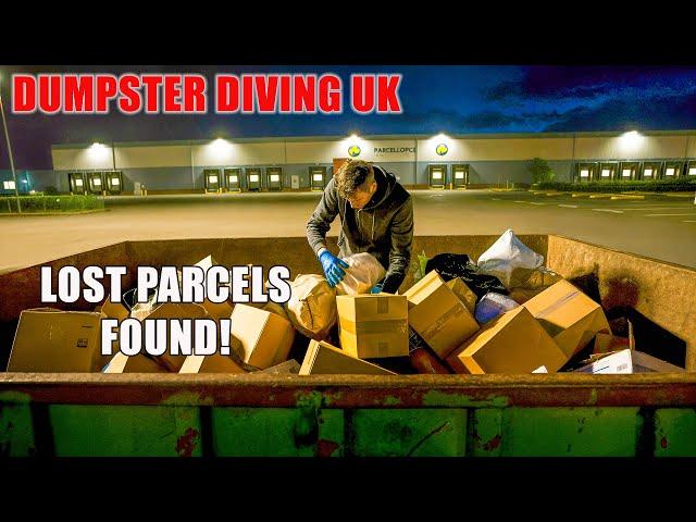 INSANE DUMPSTER DIVING, DAMAGED PARCELS FOUND [PARCELFORCE!]