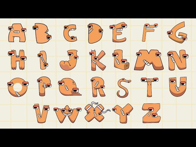 Alphabet Lore But They are all "N" shpes