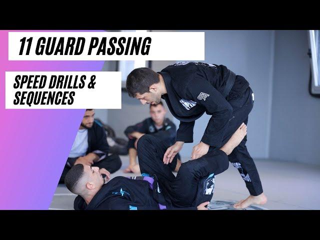 11 Guard Passing Speed Drills & Sequences || Jiu-Jitsu Drills