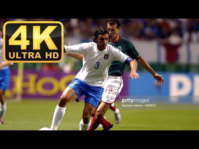 Mexico - Italy WORLD CUP 2002 | Goals | 4K ULTRA HD 60 fps |