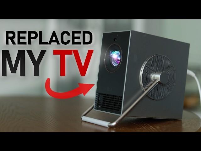 I Replaced My TV with A Mini Projector (LG CineBeam Q Review)