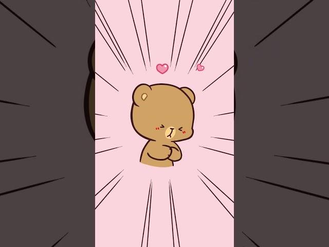 The cutest one ️ #shorts #milkmocha #milkandmocha #milkmochabear #bears #animation #cuteanimation