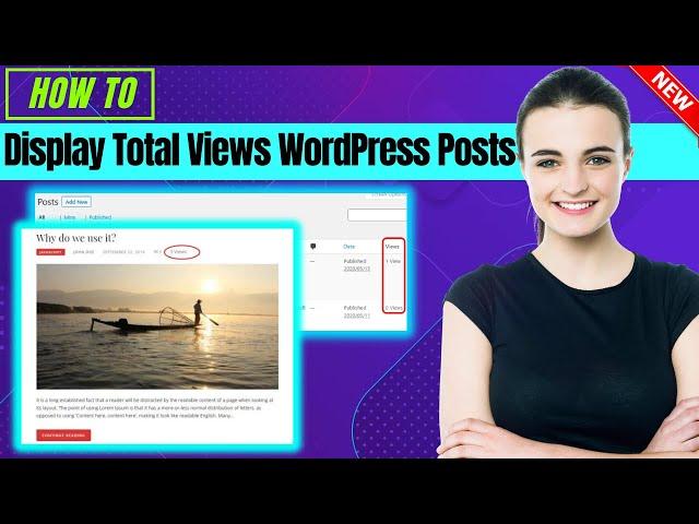 How To Add Post View Counter In WordPress 2024 | Display Total Views on WordPress Posts