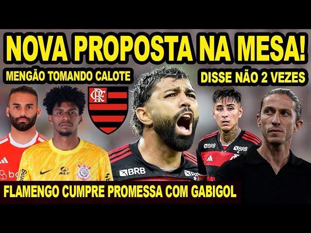 NOVA PROPOSTA NA MESA! FLAMENGO CUMPRE PROMESSA COM GABIGOL! NOVO CALOTE NO MENGÃO! RELACIONADOS E+