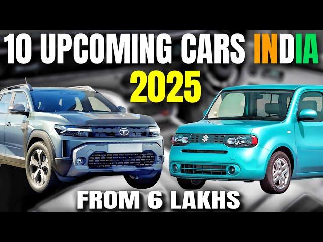 Upcoming Cars in India 2025 - Starts From 6 Lakhs! | New Cars 2025 India Under 10 Lakhs | Cars 2025