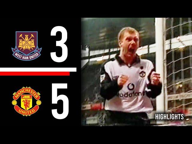 West Ham United v Manchester United | On This Day | HIGHLIGHTS | 2001/02