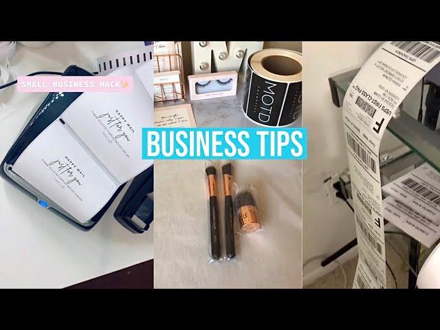 SMALL BUSINESS TIPS TO SAVE MONEY | Packaging, apps, shipping & Ideas