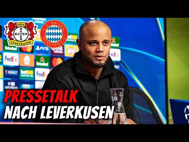 LIVE  Pressekonferenz nach Bayer Leverkusen - FC Bayern | Champions League