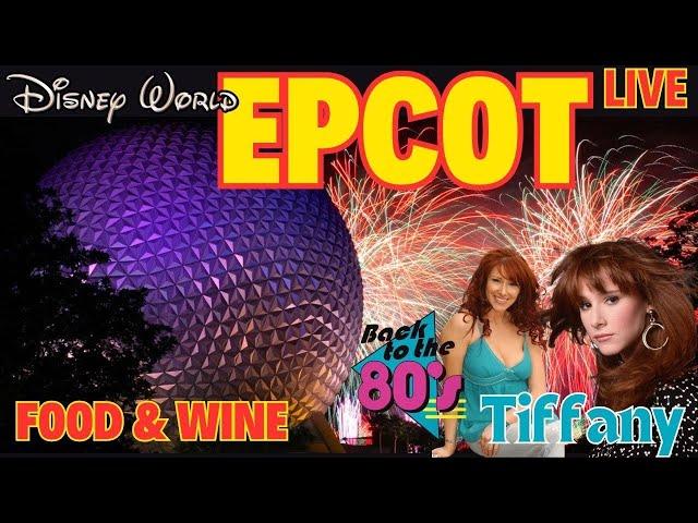 Tiffany Takes on 80s Hits at Disney World's Epcot Food & Wine Festival LIVE