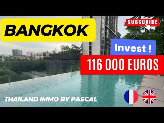 Thailand, Bangkok   BTS Punnawithi .  1 Bedroom. Invest 116 000 euros !