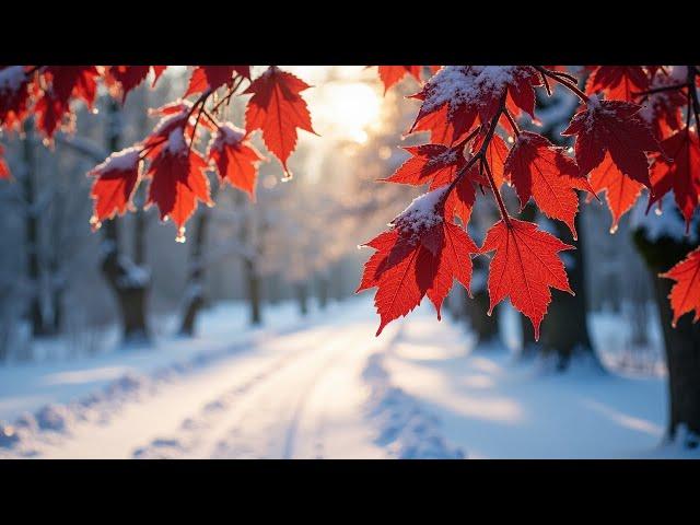 Relaxing Winter Vibes 2024 ~ Great Relaxing Music️Calming Music with Beautiful Nature Videos