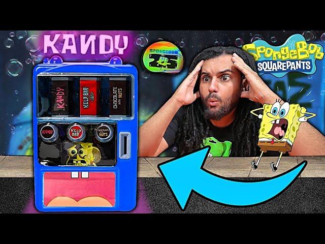 Hunting For The SCARY SPONGEBOB ROCK BOTTOM Vending Machine Toy!