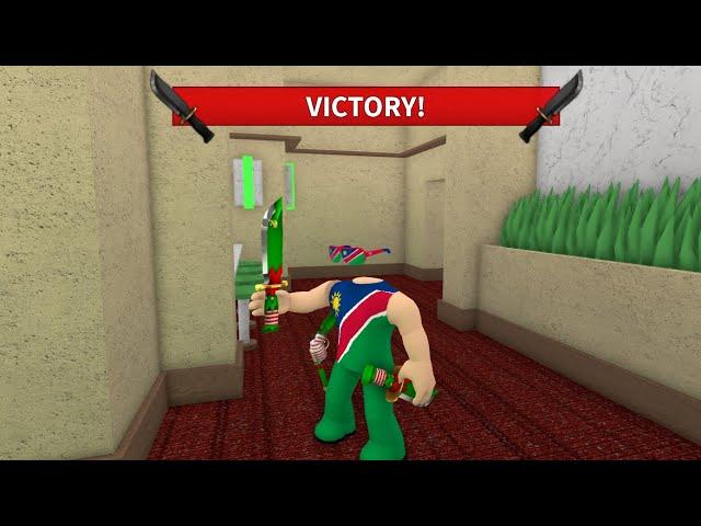 I PLAYED MM2 AS A RANDOM COUNTRY #2 (Murder Mystery 2)