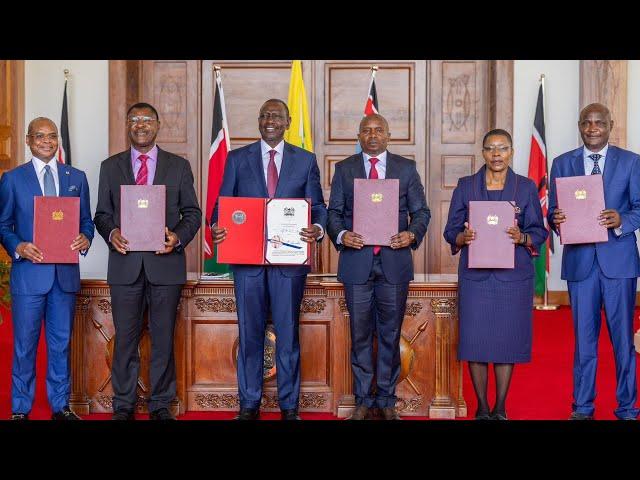 After Kindiki's Swearing-in, Pres' Ruto and DP Kindiki rushes to State House to sign the Sugar Bill.