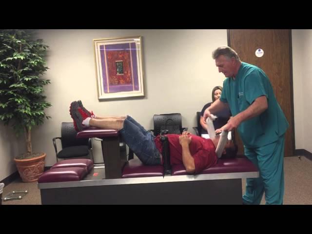 First Time Chiropractic Adjustment Of  A Severe Herniated Disc Patient By Your Houston Chiropractor