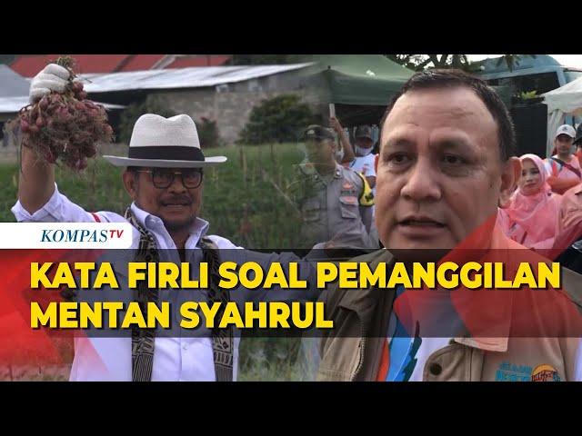 Ketua KPK Firli Bahuri Harap Mentan Syahrul Kooperatifdan Penuhi Panggilan