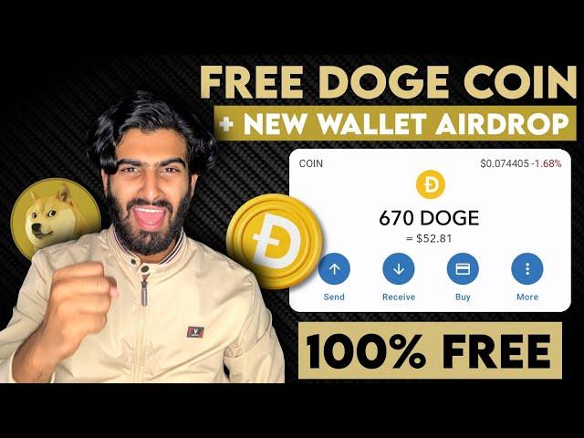 Doge Coin Free Instant Claim Airdrop | Free Doge Coin For All | Live Withdrawal Proof Shown #doge