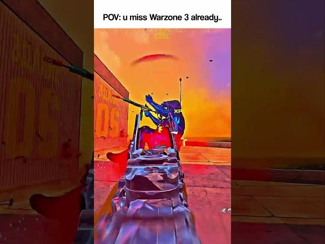 POV: u miss Warzone 3 already⬆️ New Vid ! #fyp #shorts #cod #warzone #rebirthisland #wz3 #viral