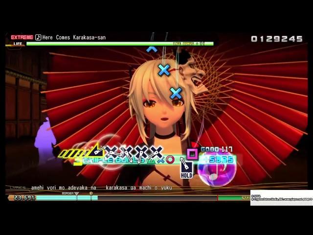 【Kagamine Len】Here Comes Karakasa-San - PS4 ENGLISH Extreme Perfect | Project DIVA Future Tone |