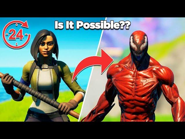 Is It Possible to Unlock Carnage in 24 Hours Without Buying Any Tiers?? - Fortnite Experiment