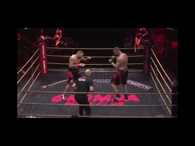 Gromda fight club Poland vs uk, balboa vs mark 'the hand' godbeer #bareknuckle #bkb #boxing