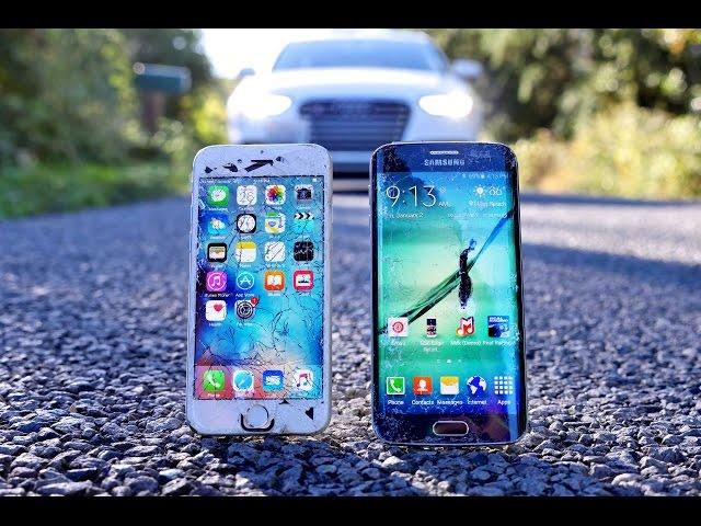 iPhone 6S vs Samsung Galaxy S6 Edge Drop Test!