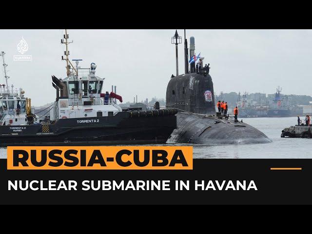 Video shows Russian nuclear submarine sailing into Havana, Cuba | Al Jazeera Newsfeed