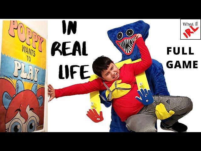 Escape Poppy Playtime HUGGY IN REAL LIFE DIY Playtime Co Factory In Real Life