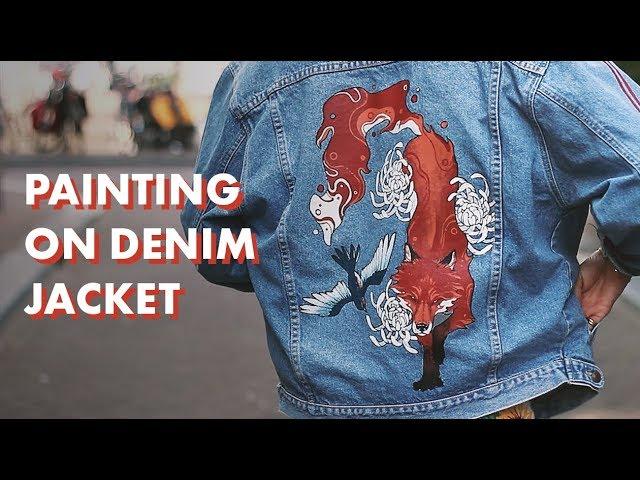 I Custom Painted My Denim Jacket