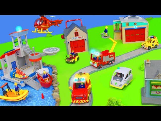 Jouets pompier et camion de pompier pour enfants