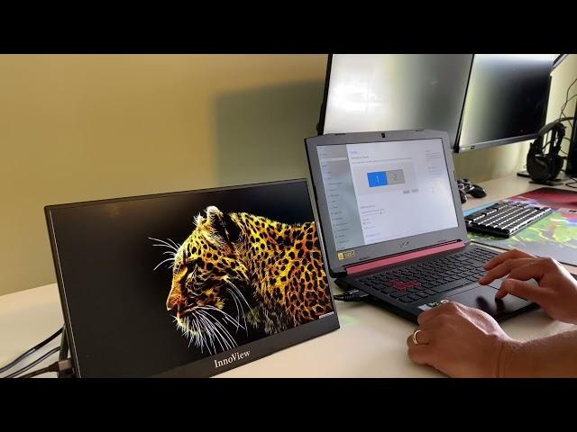 Innoview Portable Monitor Setup and Review | The Best Portable Monitor In 2021
