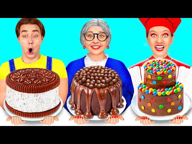 Me vs Grandma Cooking Challenge | Delicious Kitchen Hacks by HAHANOM Challenge