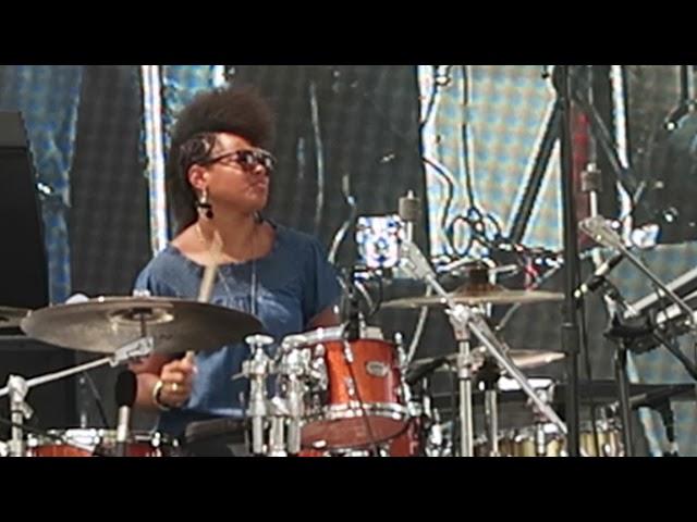 Cuban Drummer YISSY GARCIA with BANDCHARA @ San Jose Jazz Fest 2018