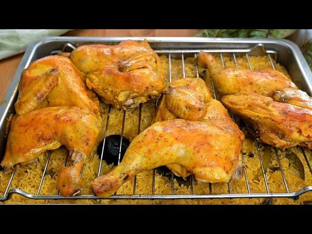 Cooking chicken Mandi and rice in this easy way makes it so TASTY 