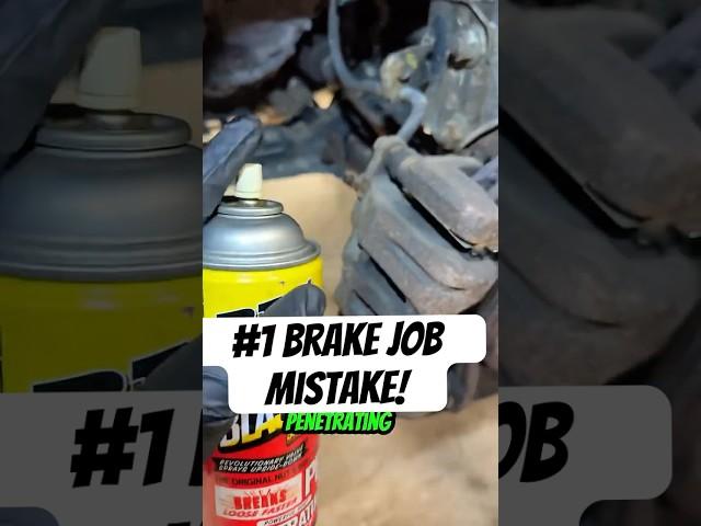 The Brake FAIL Every New Mechanic Makes  #mechanic