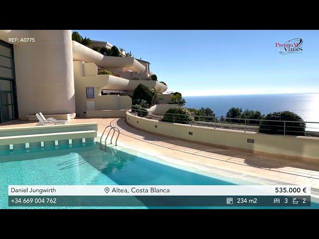 Penthouse with sea views in Altea Hills, Residencial Bahia 1