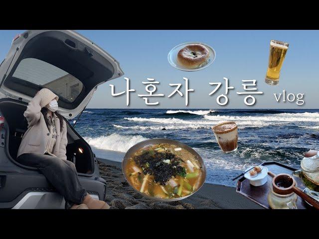 나혼자 강릉여행 Vlog *｡˚ 독립서점 • 소품샵 • 가성비 숙소 추천 • 맛집 추천 • 경비