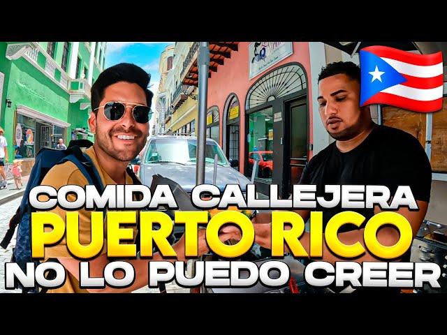 PROBANDO COMIDA CALLEJERA EN PUERTO RICO | ¿ESTO ES LO QUE COMEN? - Gabriel Herrera