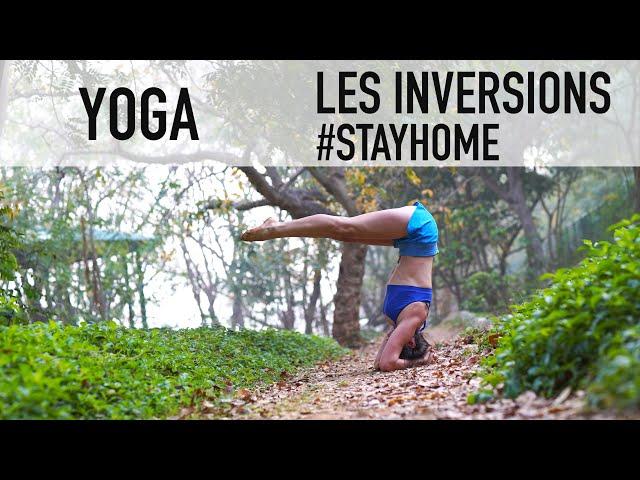 Yoga -  équilibre sur la tête - Les Inversions - Headstand,  Sirsasana,  a la maison